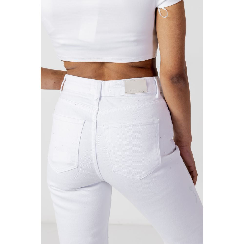 Solo jeans e pantaloni in cotone bianco