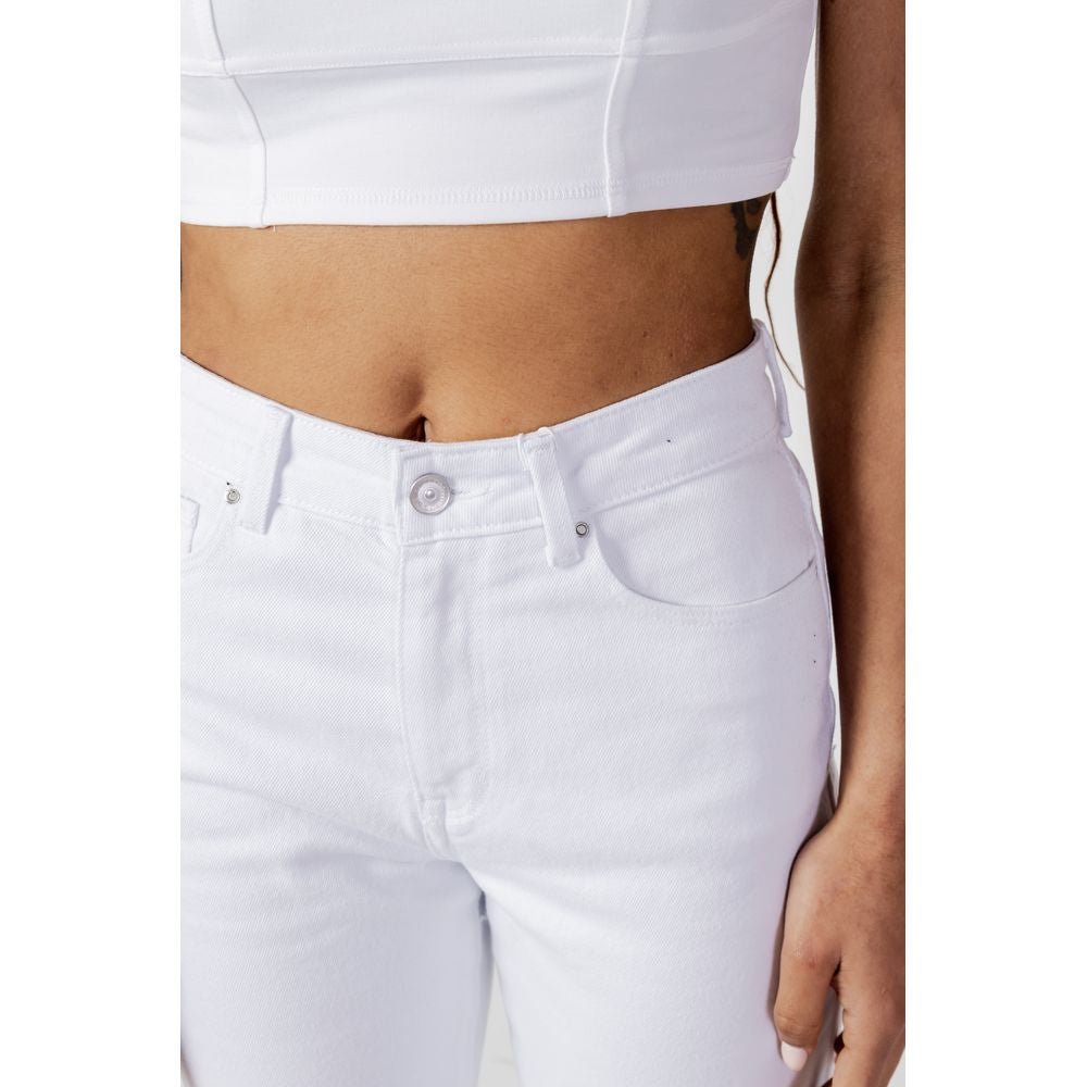 Solo jeans e pantaloni in cotone bianco