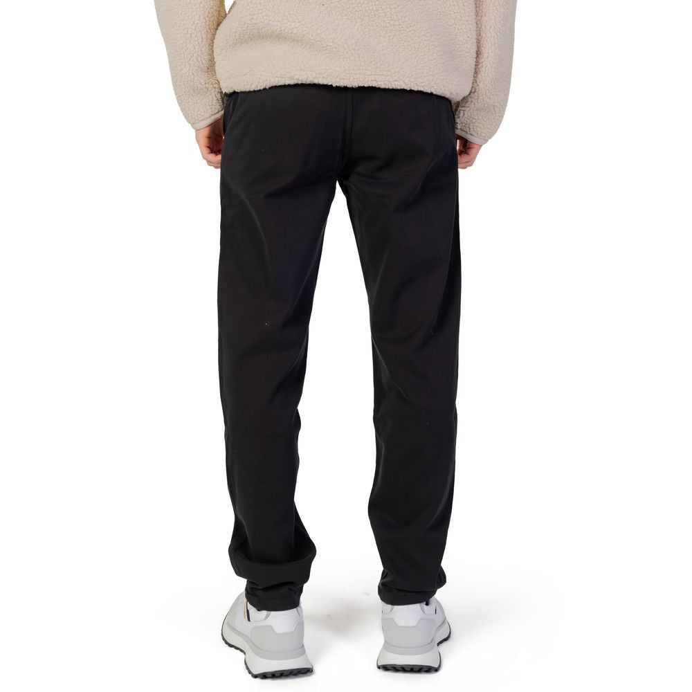Jeans e pantaloni in cotone nero Hugo Boss