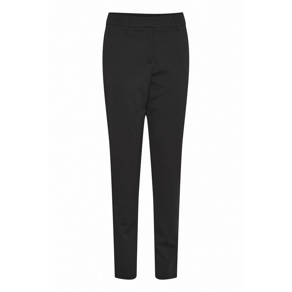 Jeans e pantaloni in poliestere riciclato nero ICHI