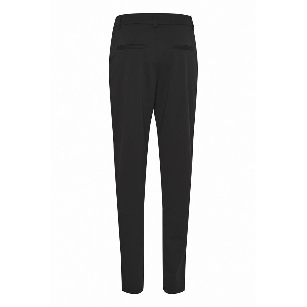 Jeans e pantaloni in poliestere riciclato nero ICHI