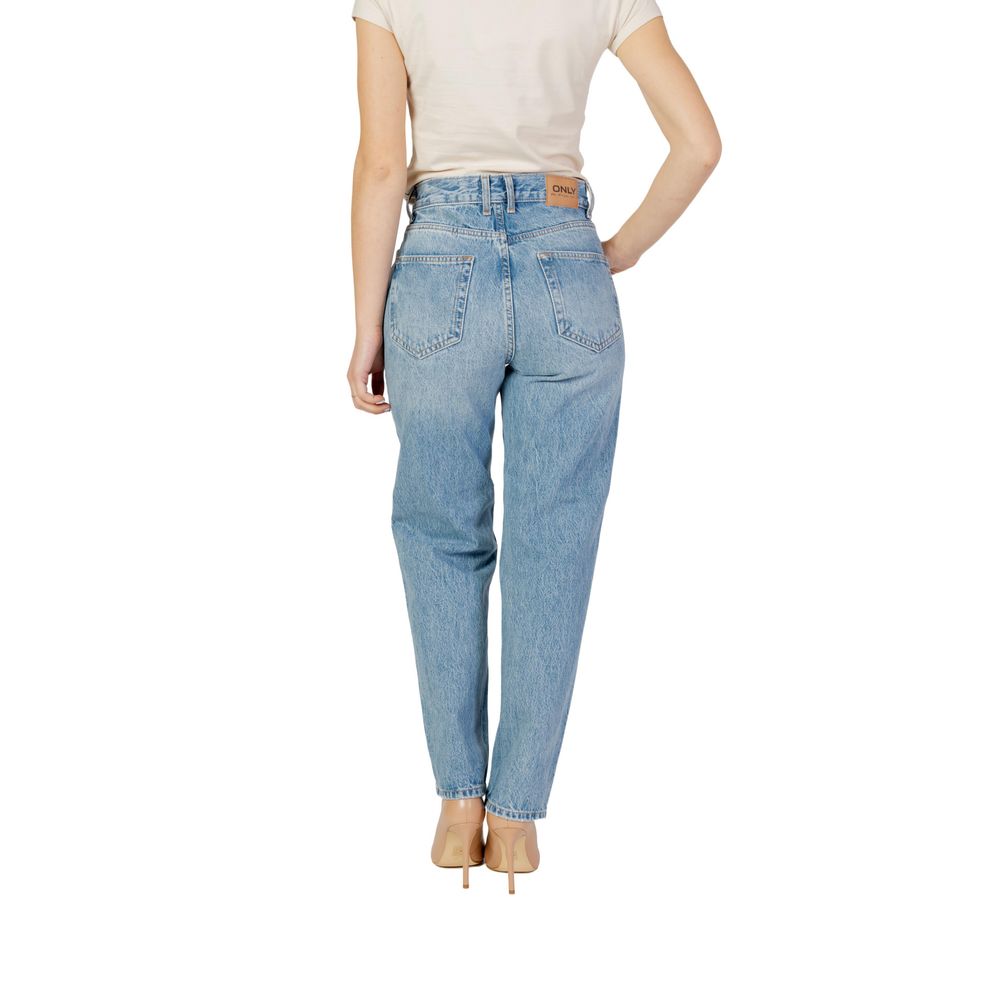 Solo jeans e pantaloni in cotone azzurro