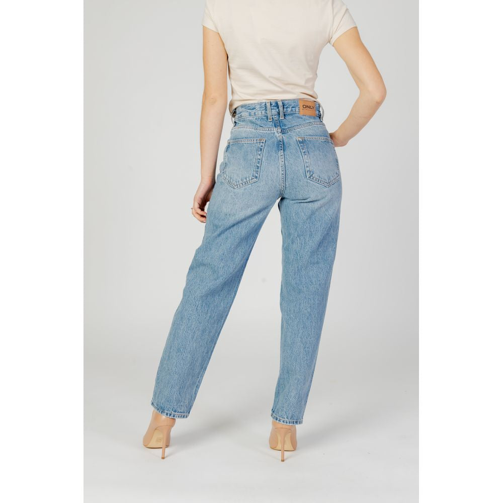 Solo jeans e pantaloni in cotone azzurro