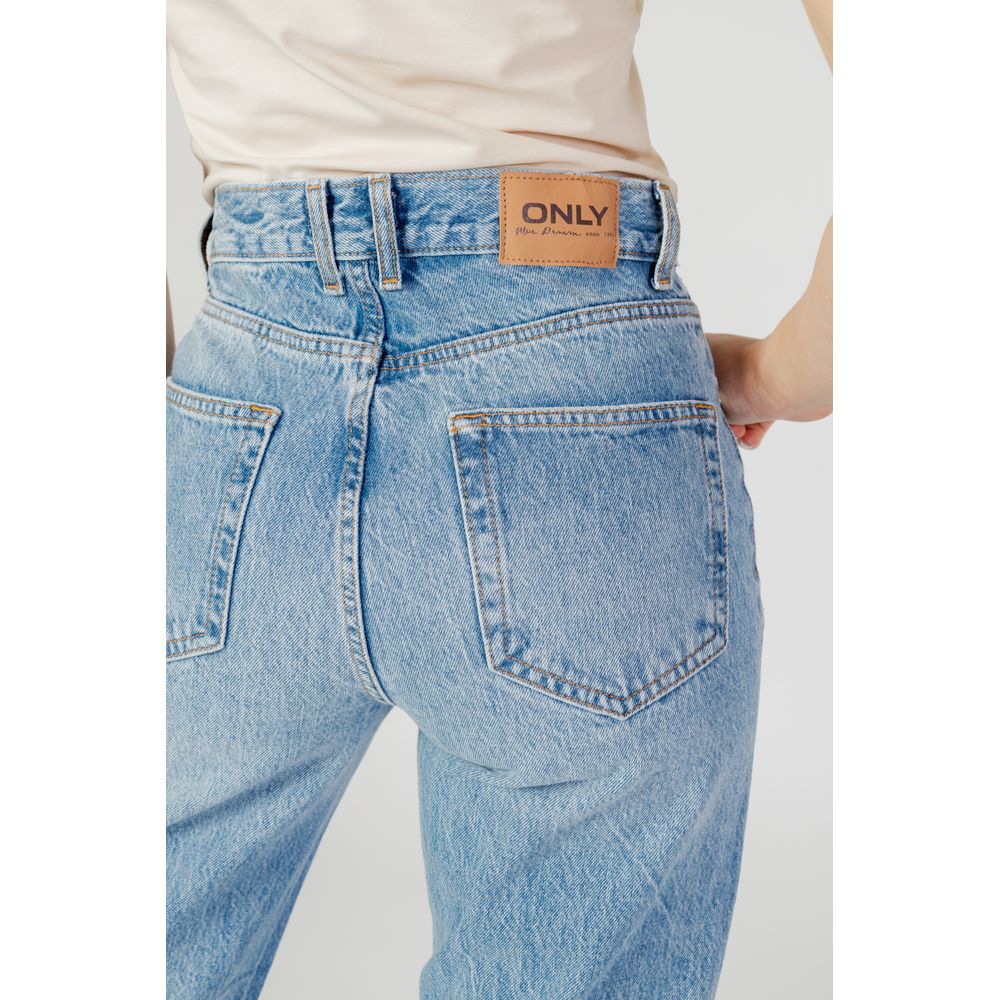 Solo jeans e pantaloni in cotone azzurro