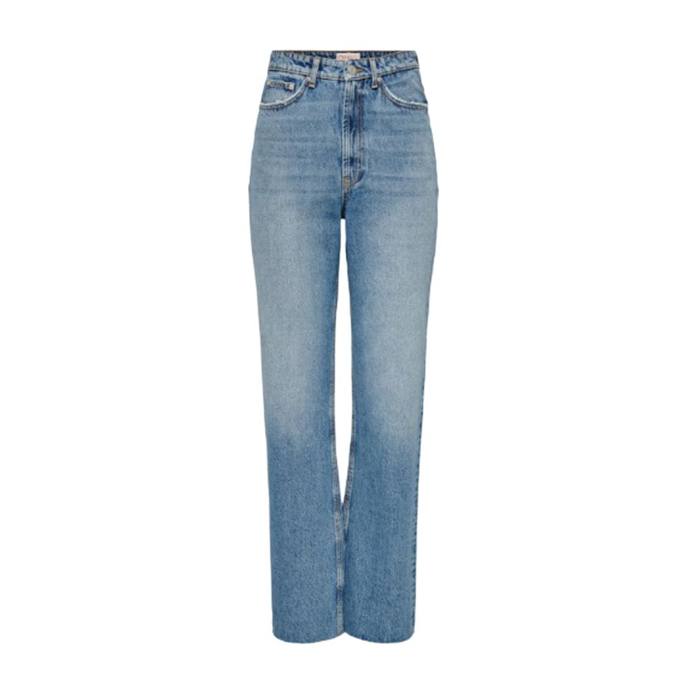 Solo jeans e pantaloni in cotone azzurro