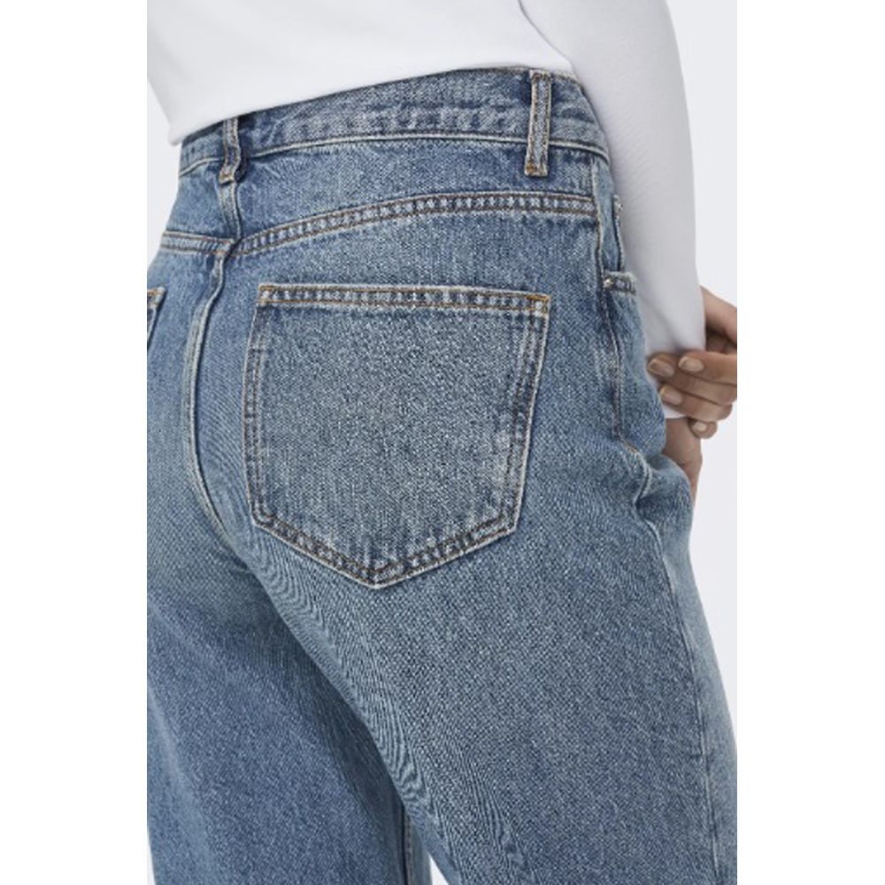 Solo jeans e pantaloni in cotone azzurro