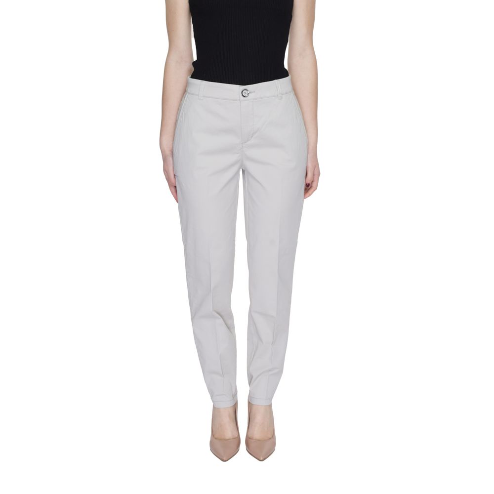 Jeans e pantaloni in cotone beige Street One