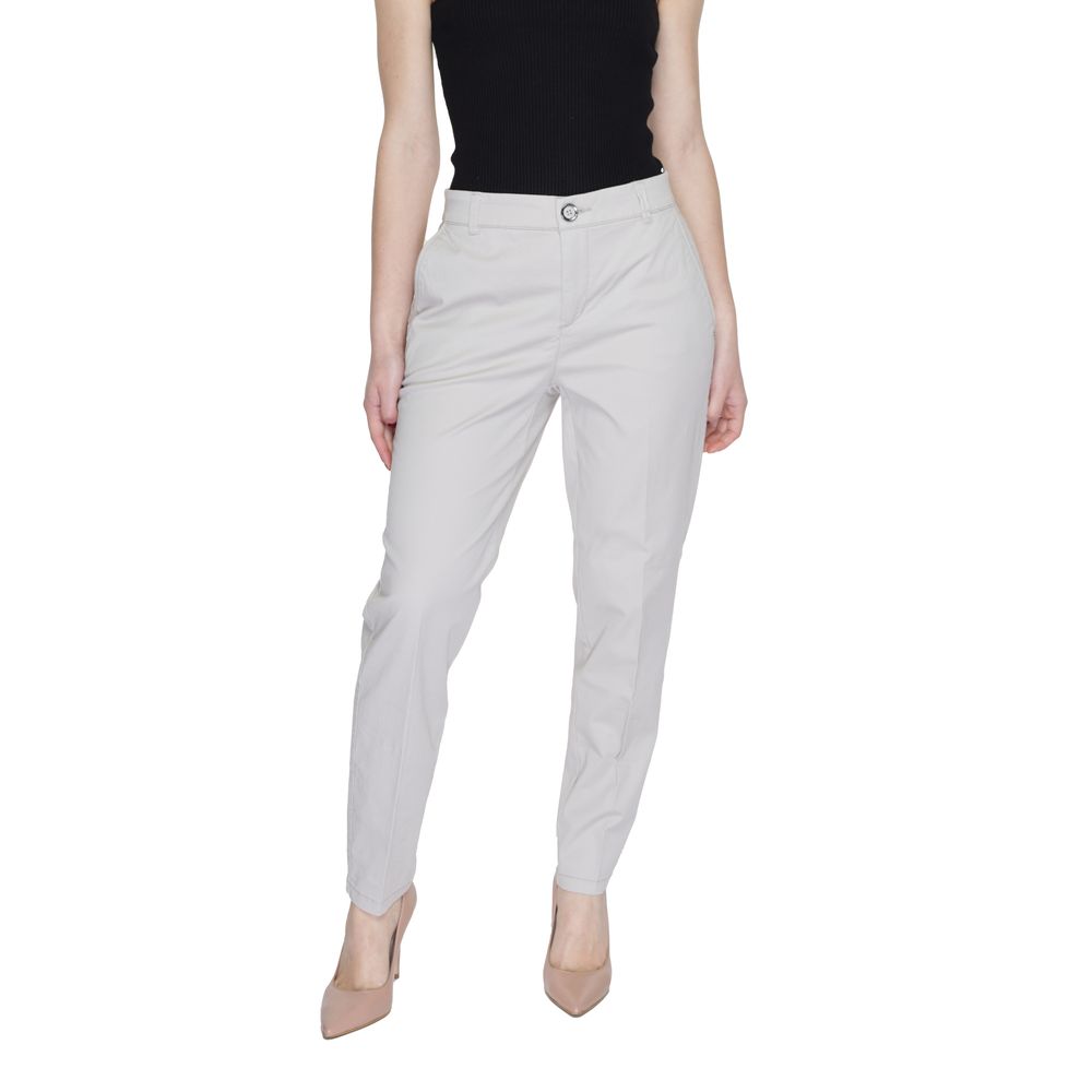 Jeans e pantaloni in cotone beige Street One