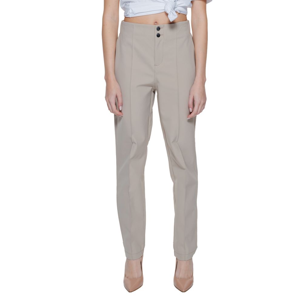 Jeans e pantaloni in poliammide beige Street One