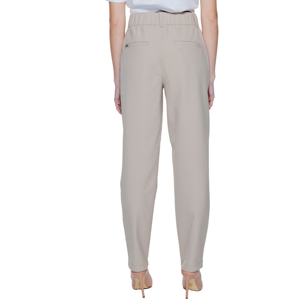 Jeans e pantaloni in poliammide beige Street One