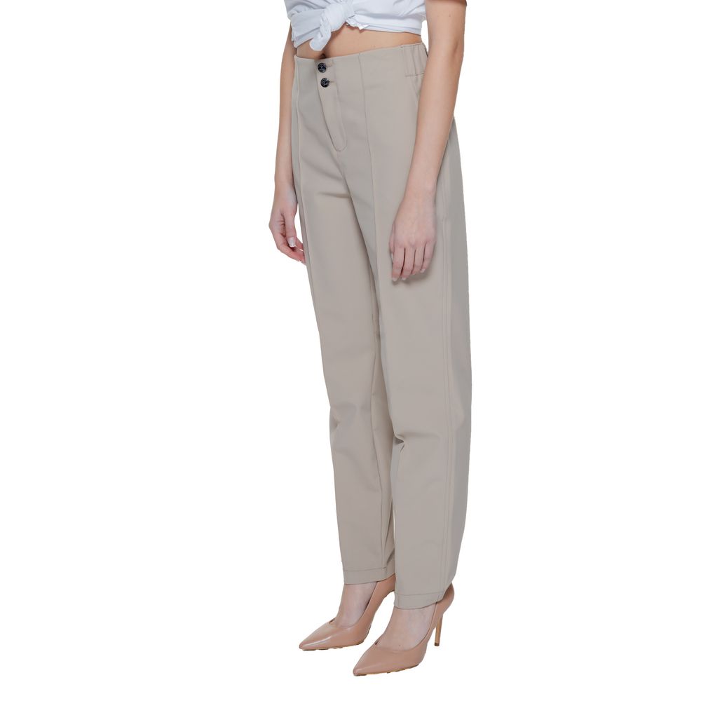Jeans e pantaloni in poliammide beige Street One