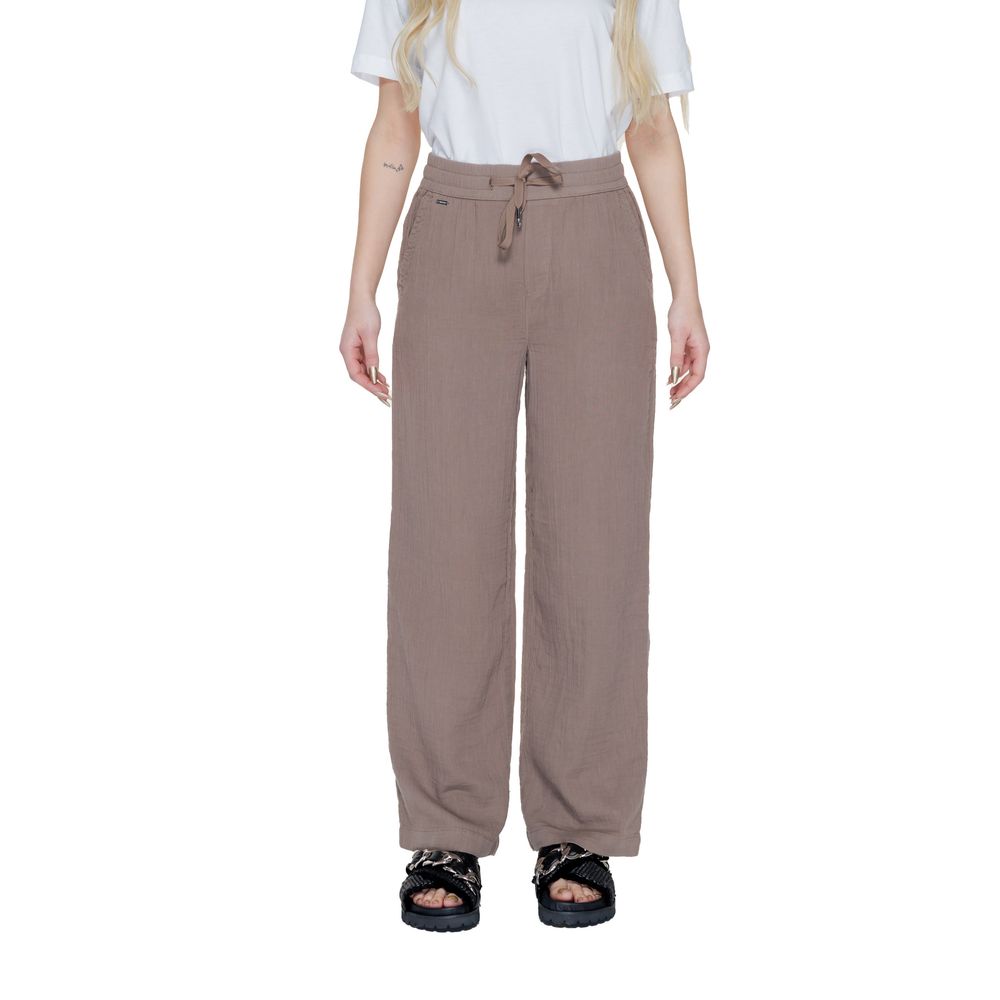 Jeans e pantaloni in cotone marrone Street One