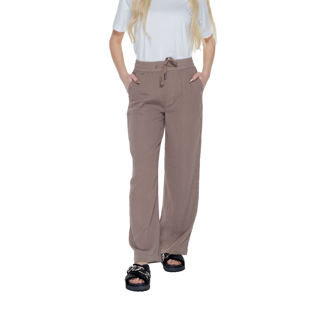 Jeans e pantaloni in cotone marrone Street One