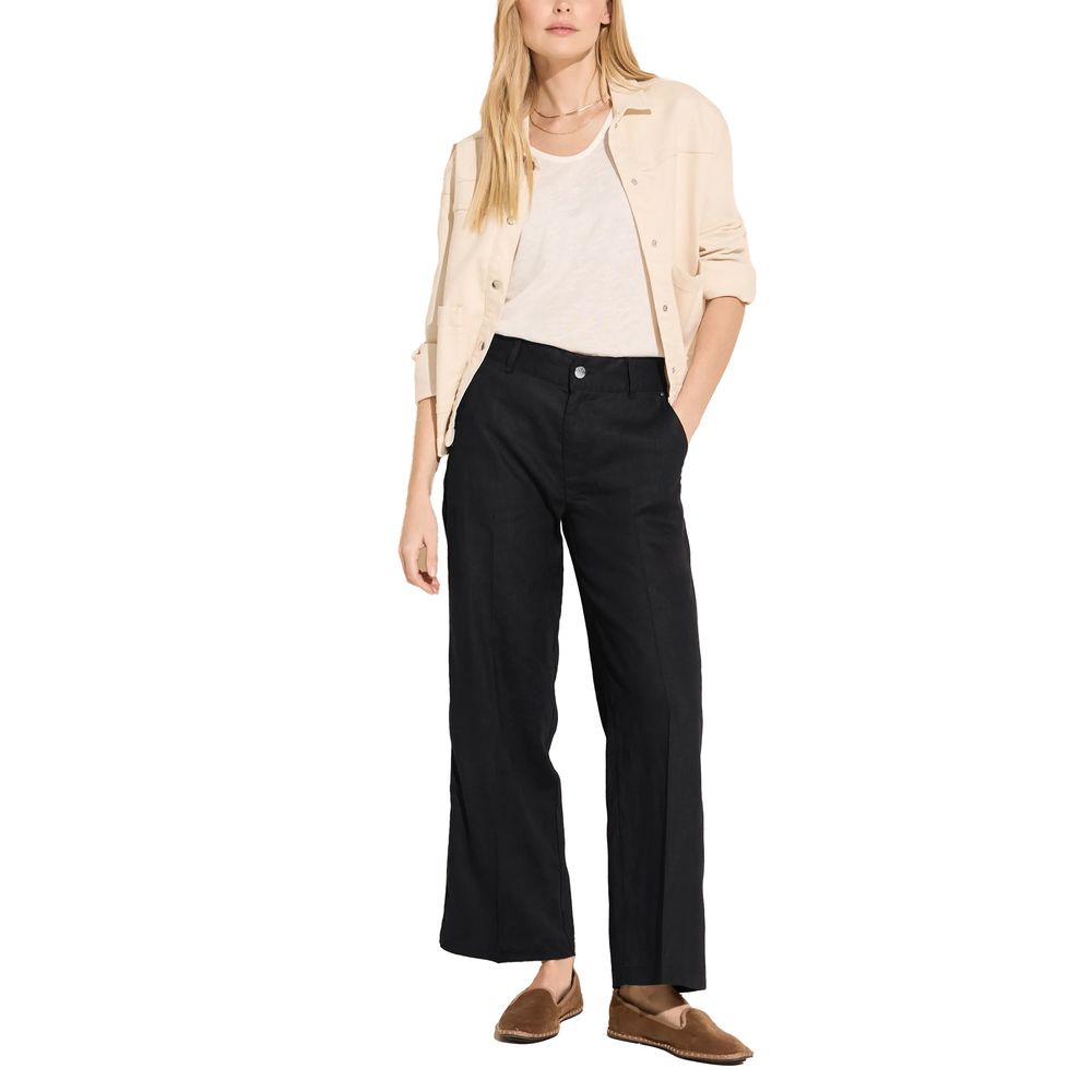 Jeans e pantaloni in lino nero Street One