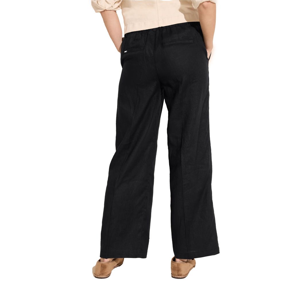 Jeans e pantaloni in lino nero Street One