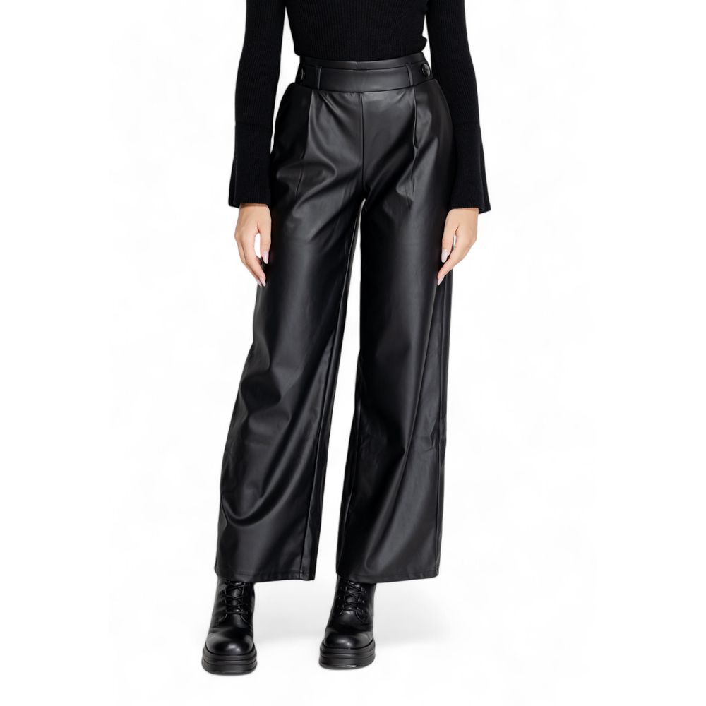 Jeans e pantaloni in poliestere nero Jacqueline De Yong