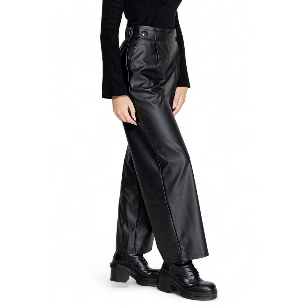Jeans e pantaloni in poliestere nero Jacqueline De Yong