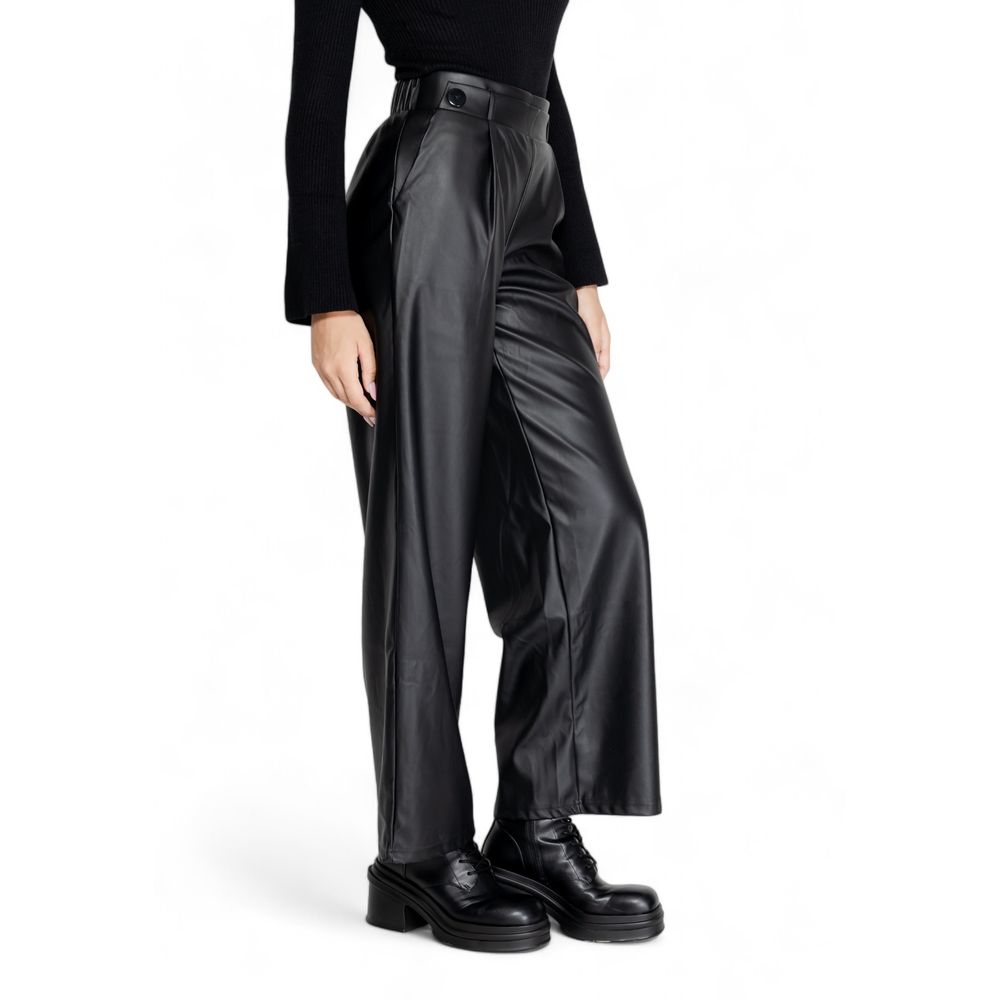 Jeans e pantaloni in poliestere nero Jacqueline De Yong