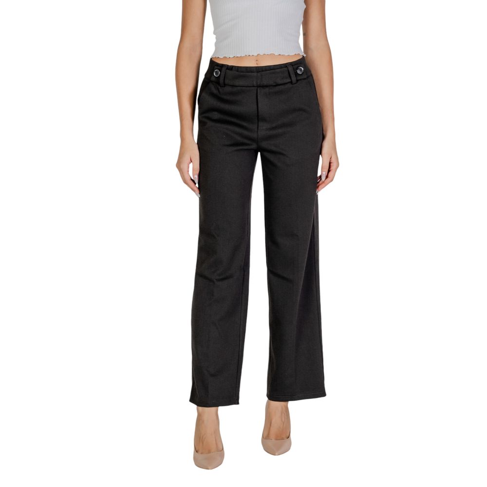 Jeans e pantaloni neri in poliestere Street One