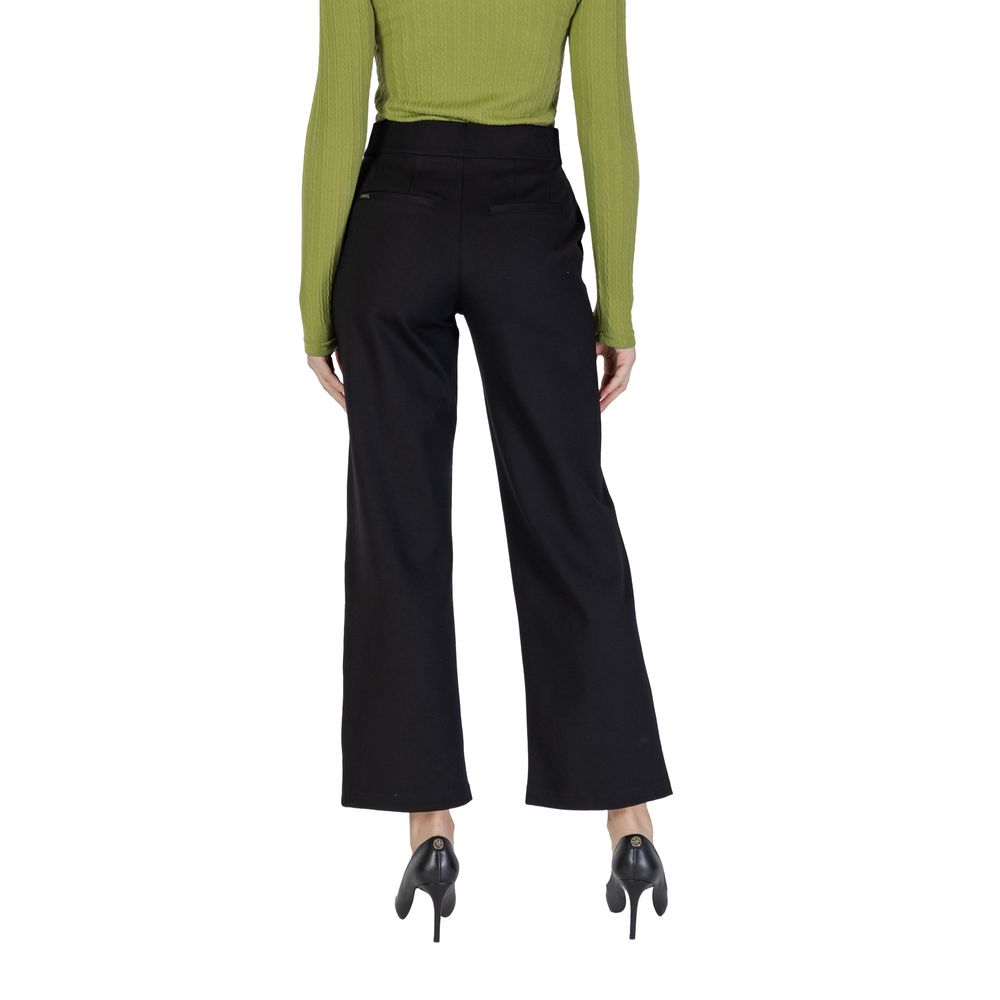 Jeans e pantaloni in viscosa nera Street One