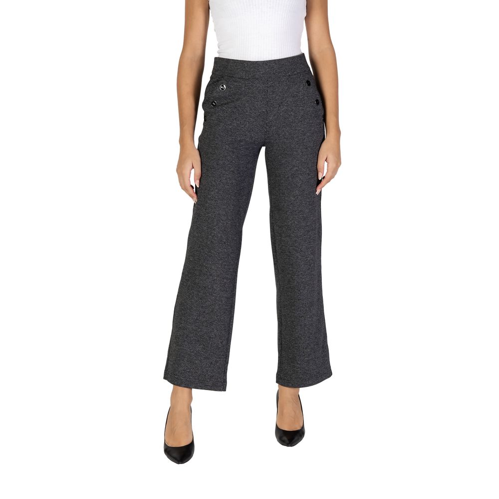 Jeans e pantaloni neri in poliestere Street One