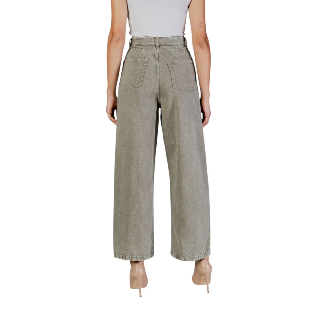 Solo jeans e pantaloni in cotone verde