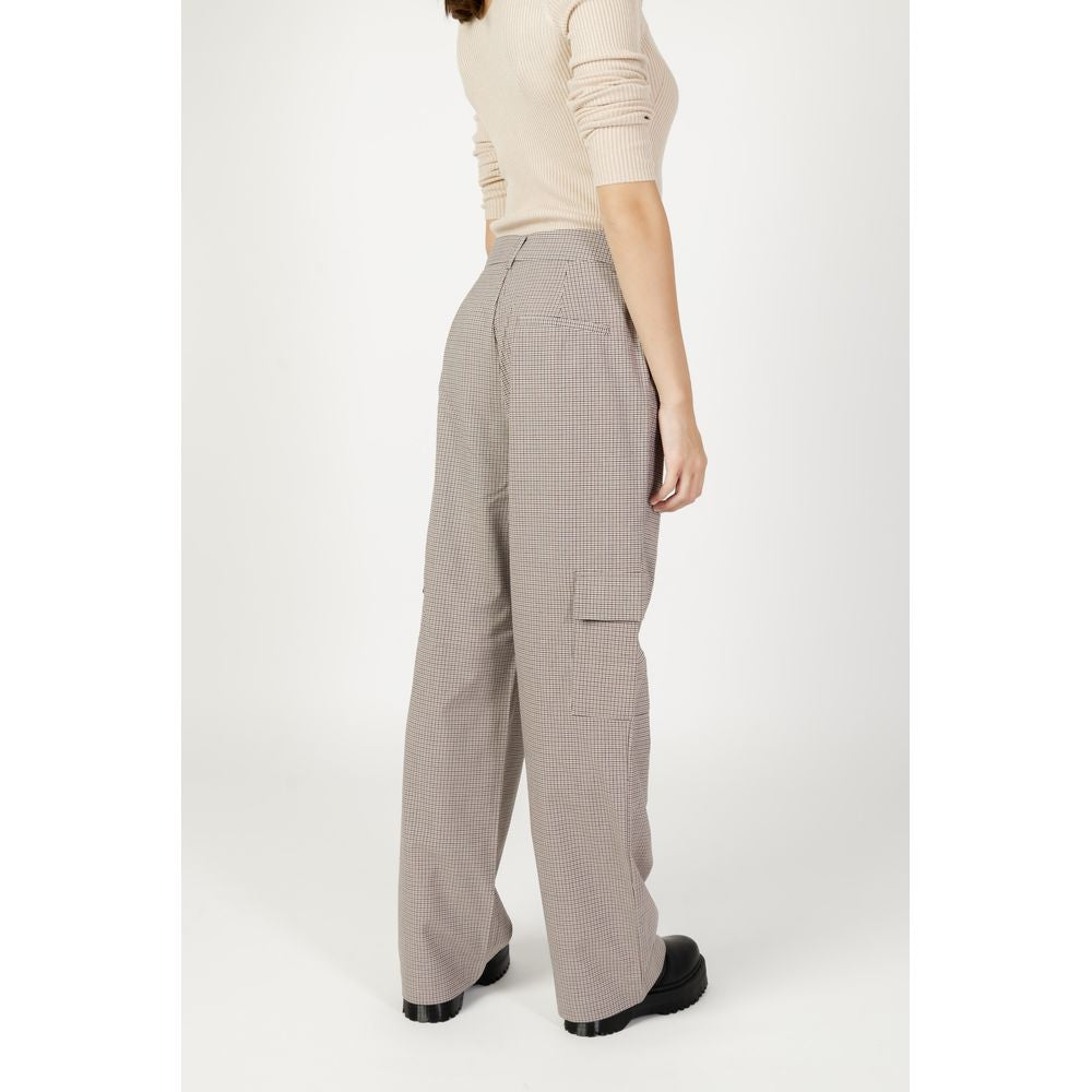 Solo jeans e pantaloni in poliestere beige