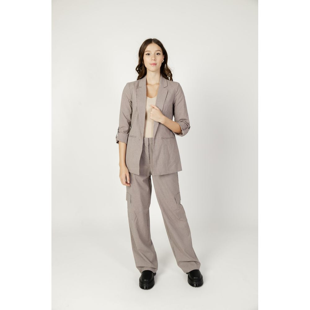 Solo jeans e pantaloni in poliestere beige
