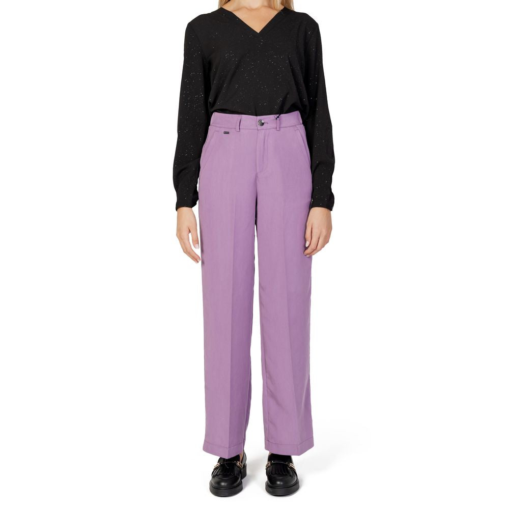 Jeans e pantaloni in lyocell viola Street One