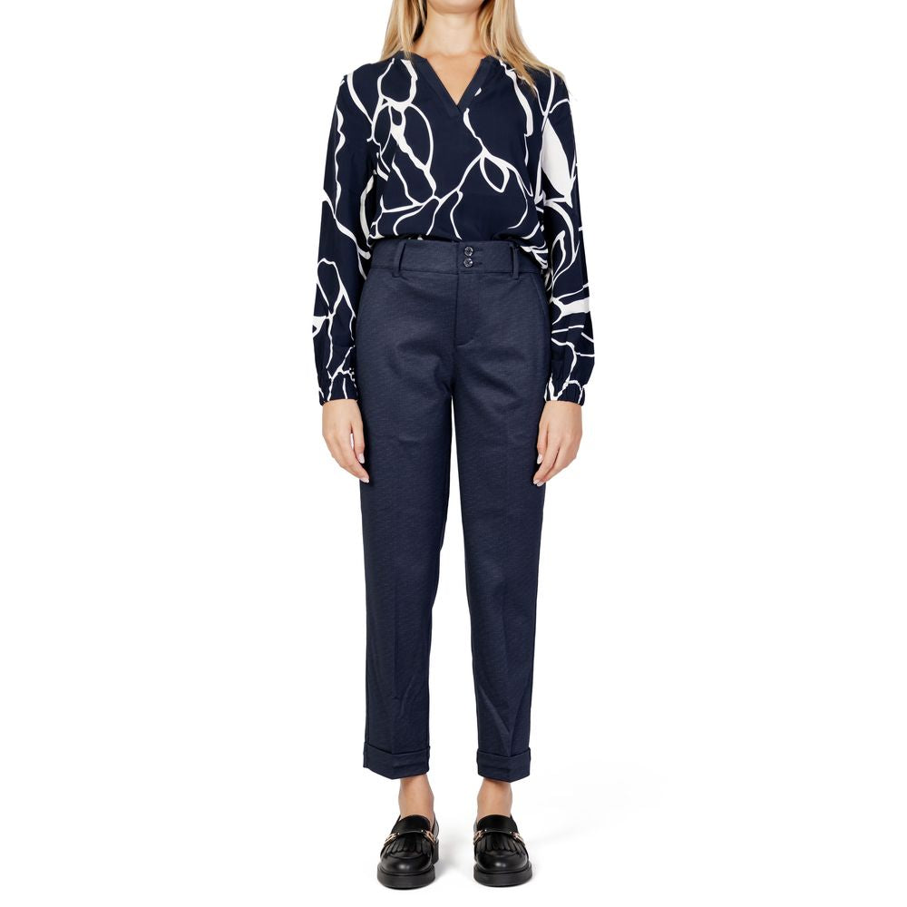 Jeans e pantaloni in viscosa blu Street One