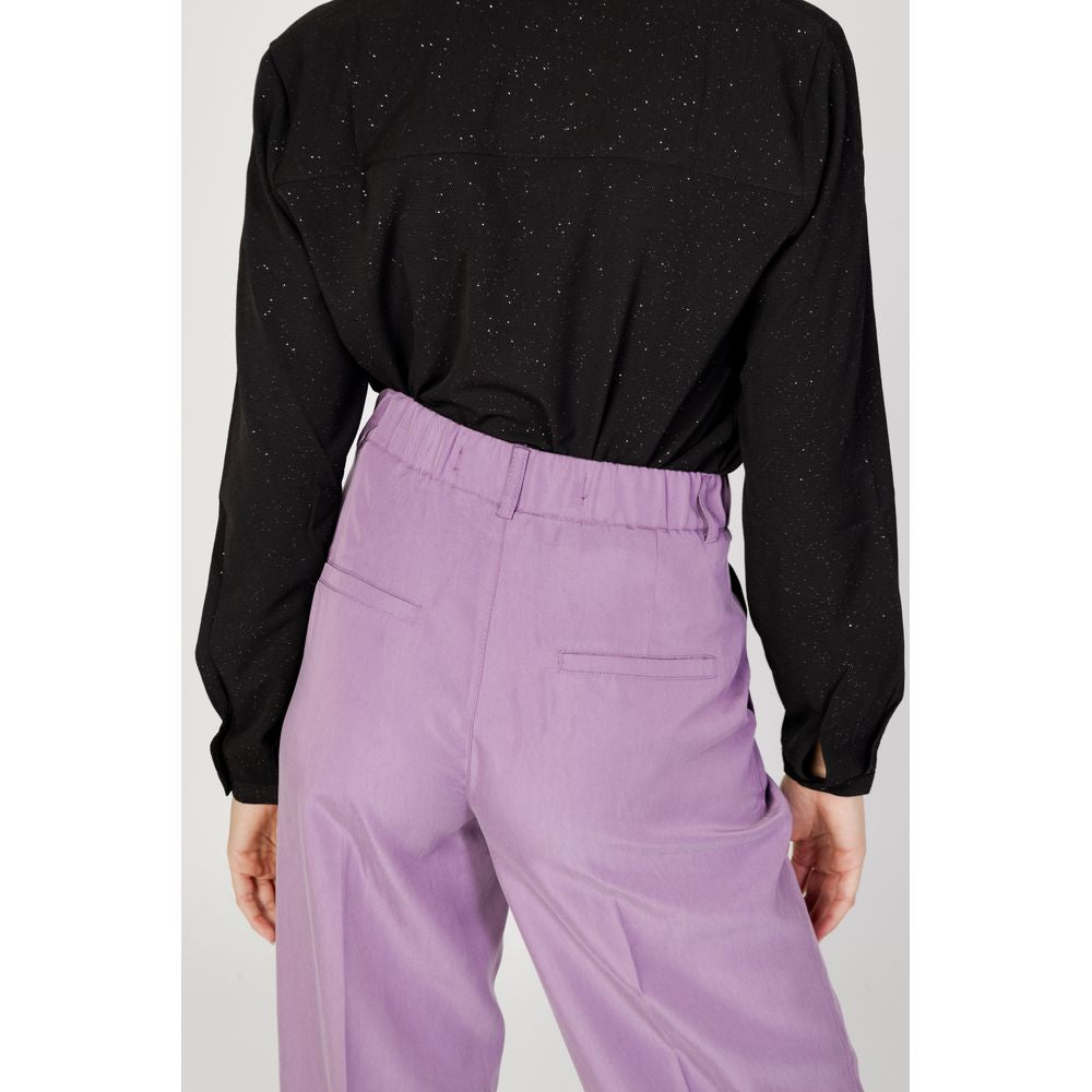 Jeans e pantaloni in lyocell viola Street One