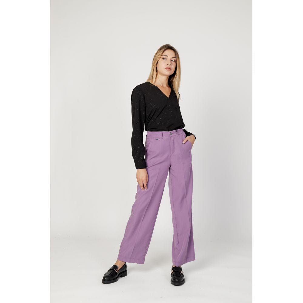 Jeans e pantaloni in lyocell viola Street One