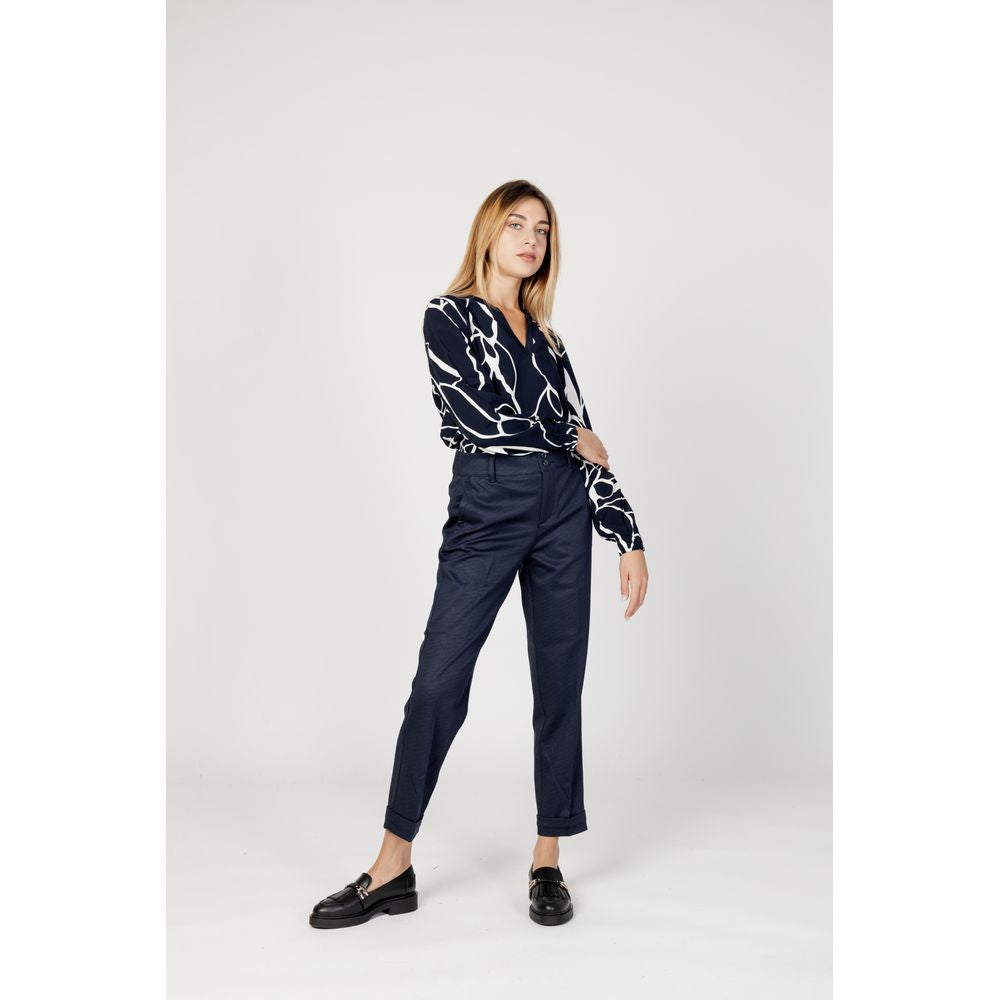 Jeans e pantaloni in viscosa blu Street One