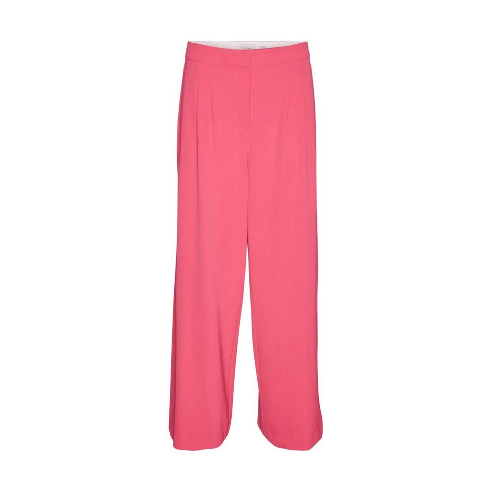 Jeans e pantaloni in poliestere rosa Vero Moda