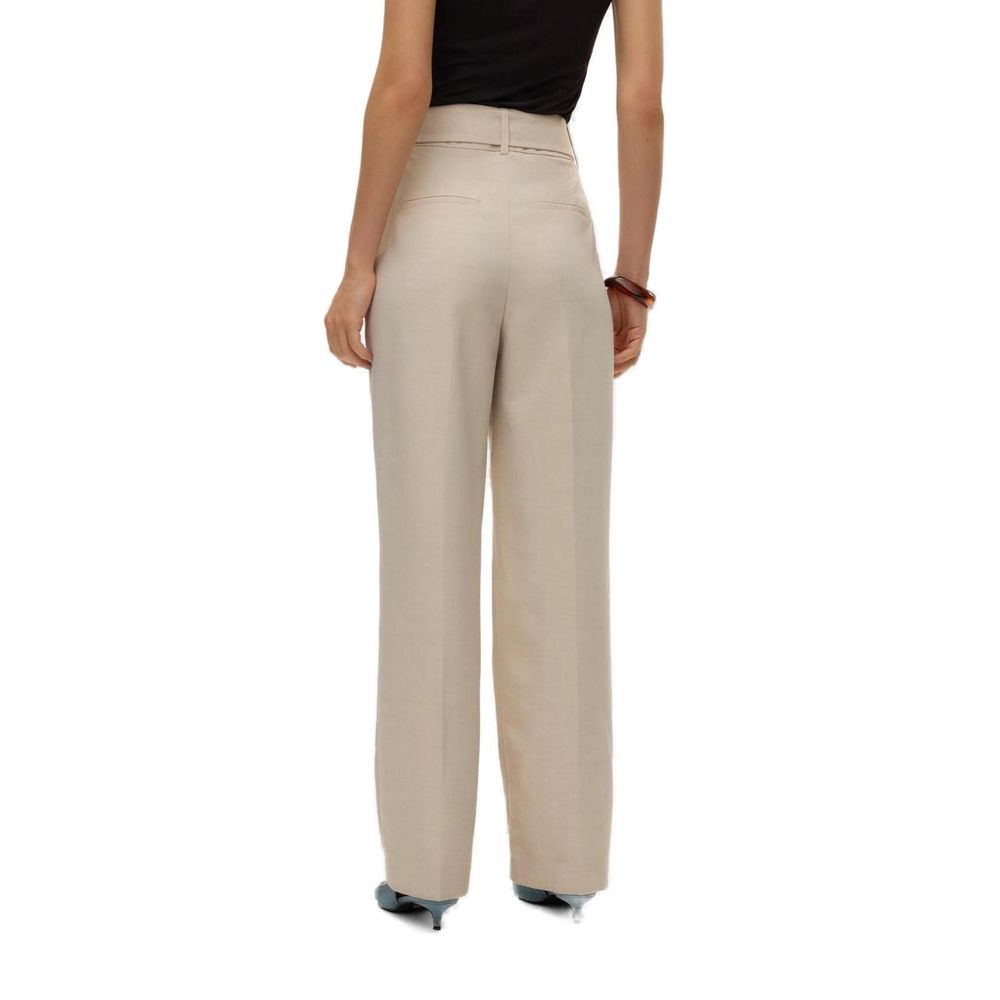 Jeans e pantaloni in poliestere grigio Vero Moda