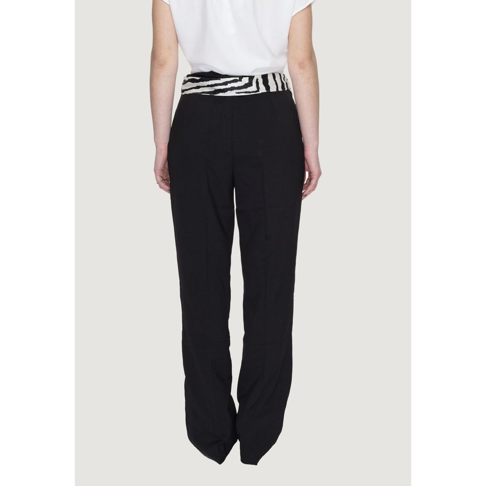 Solo jeans e pantaloni in poliestere nero