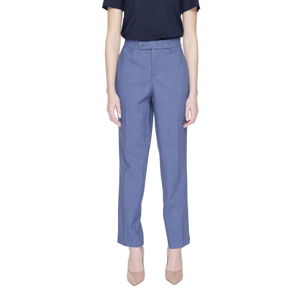 Jeans e pantaloni in poliestere blu Street One