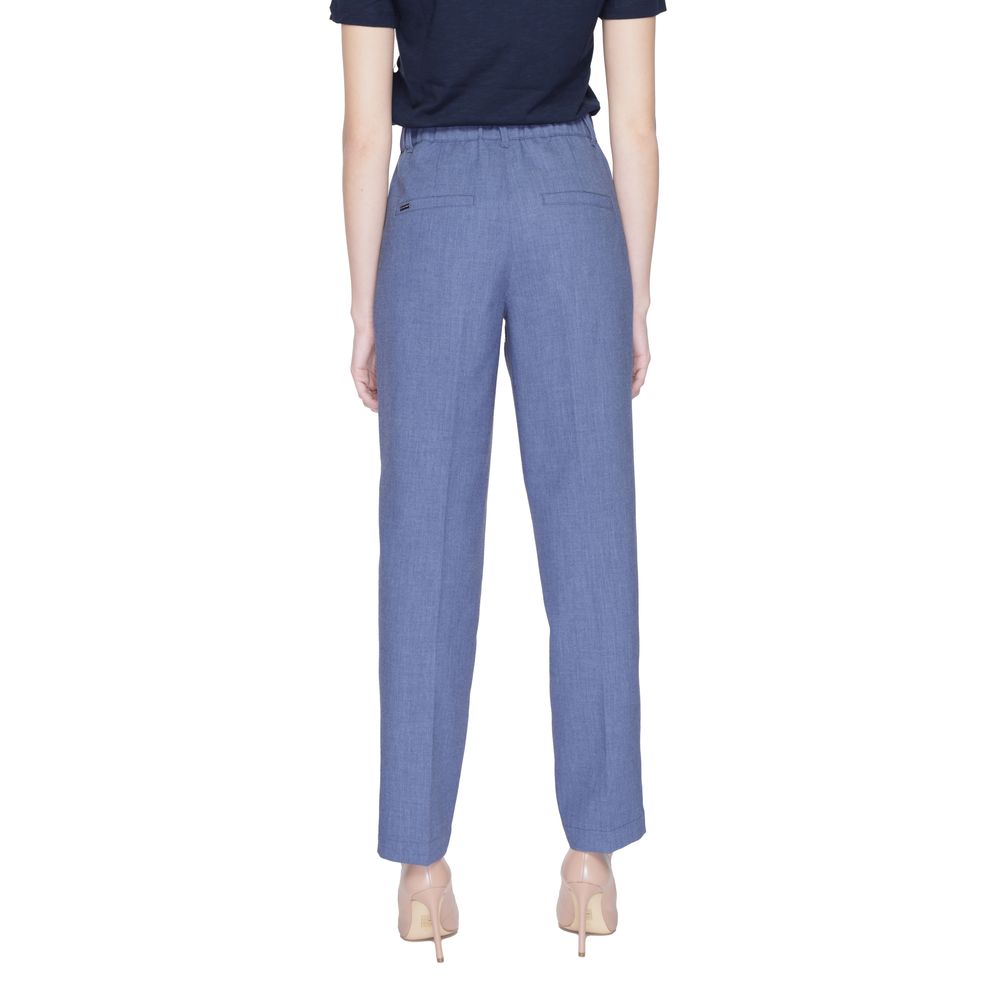 Jeans e pantaloni in poliestere blu Street One
