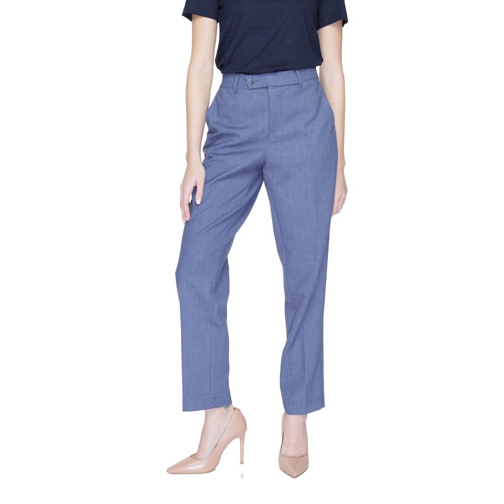 Jeans e pantaloni in poliestere blu Street One