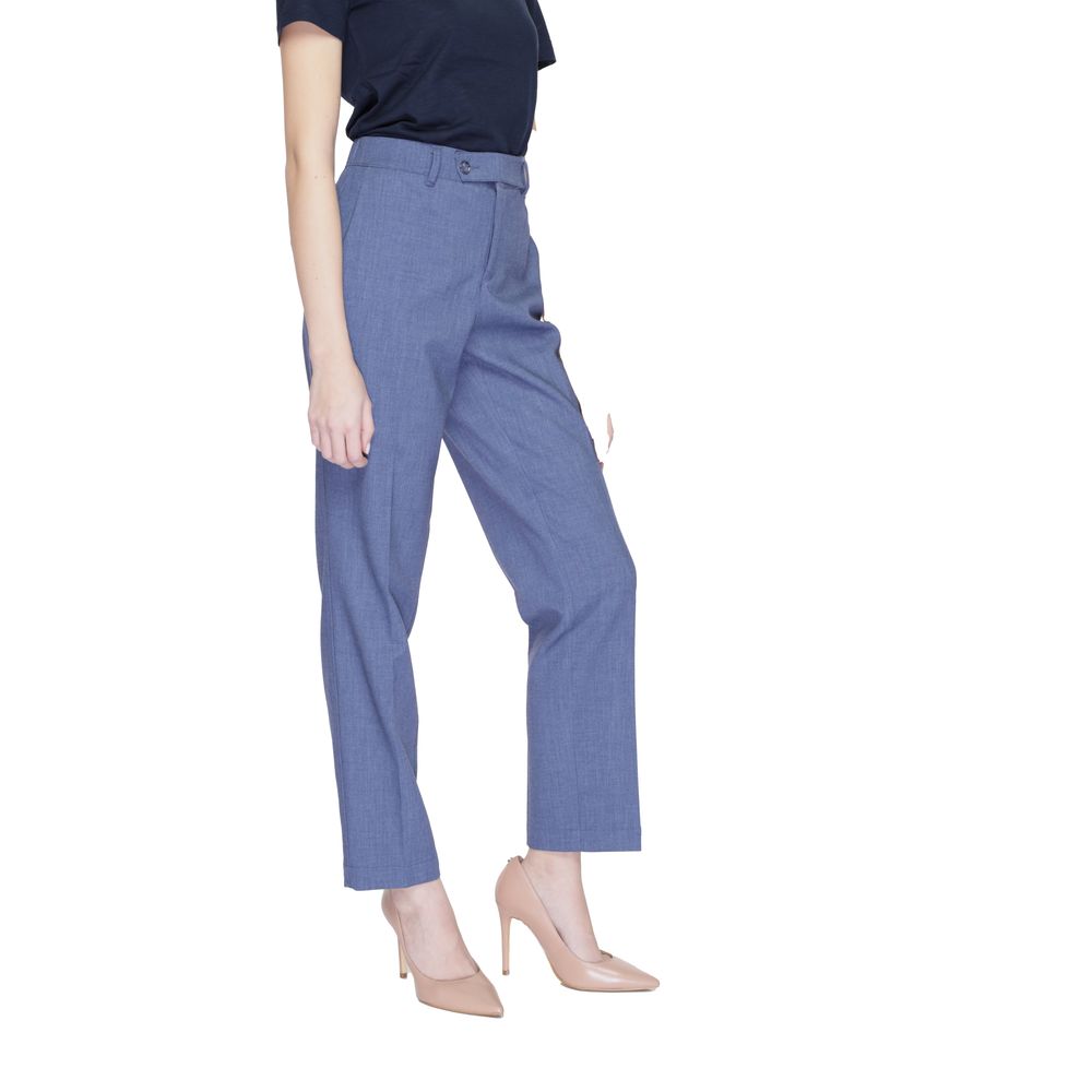 Jeans e pantaloni in poliestere blu Street One