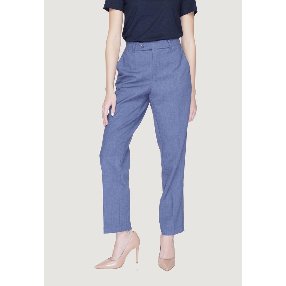 Jeans e pantaloni in poliestere blu Street One