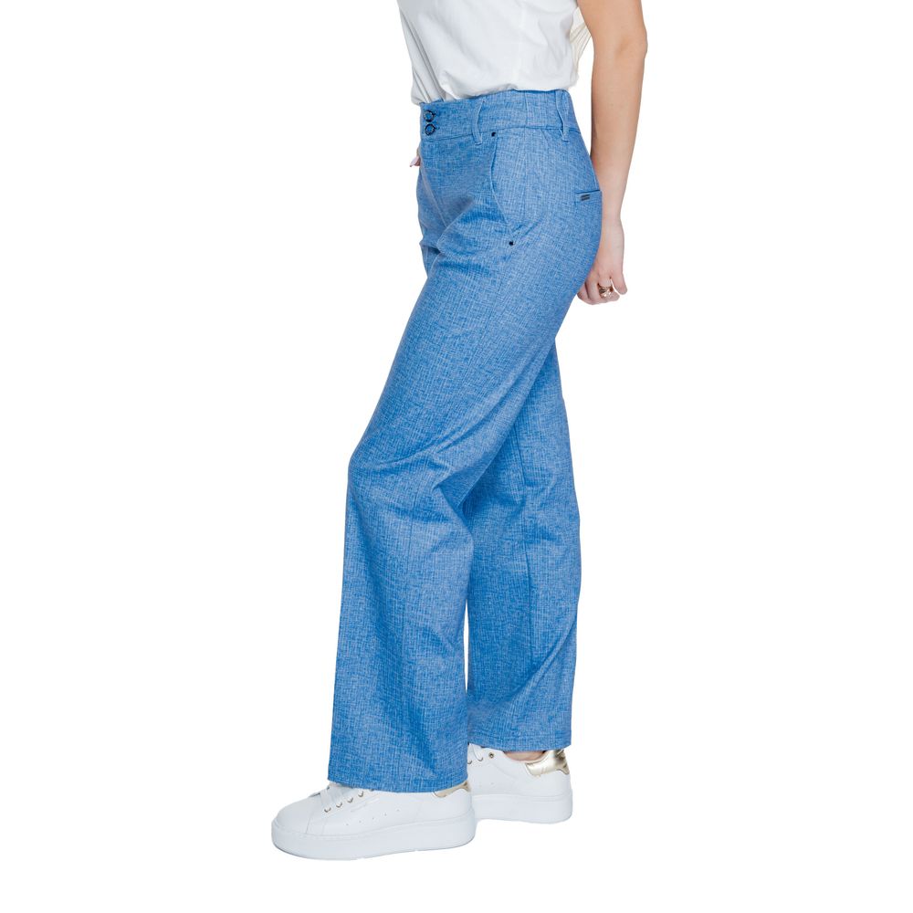Jeans e pantaloni in poliestere blu Street One