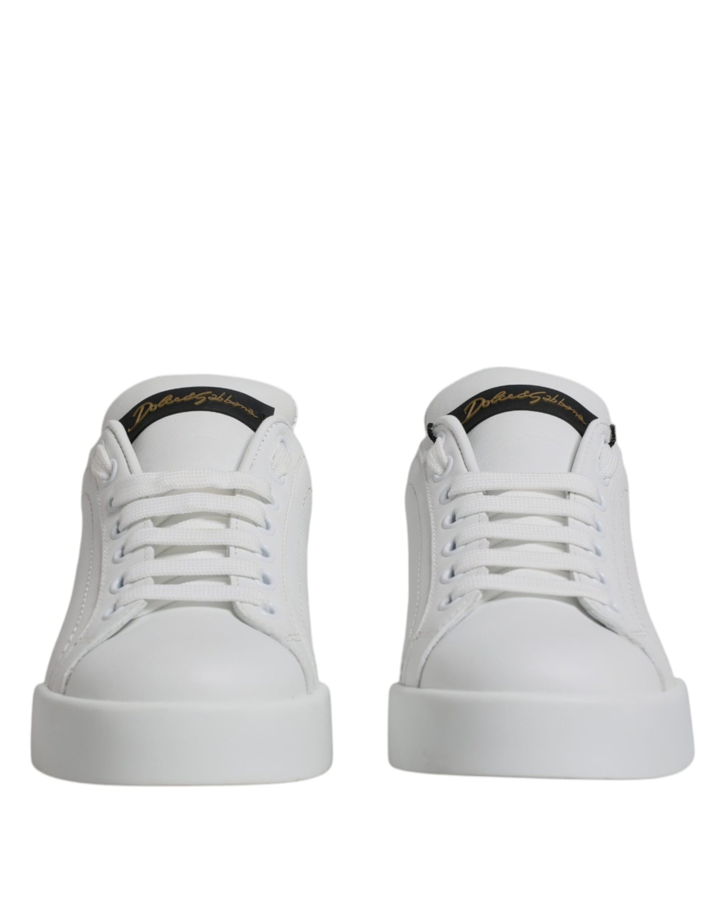 Dolce & Gabbana Scarpe da ginnastica basse classiche in pelle bianca