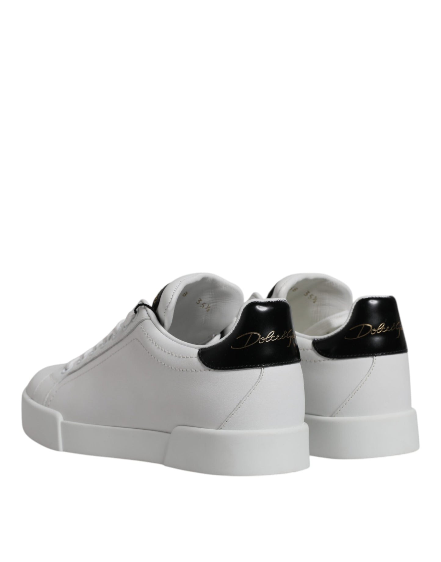 Dolce & Gabbana Scarpe da ginnastica basse classiche in pelle bianca