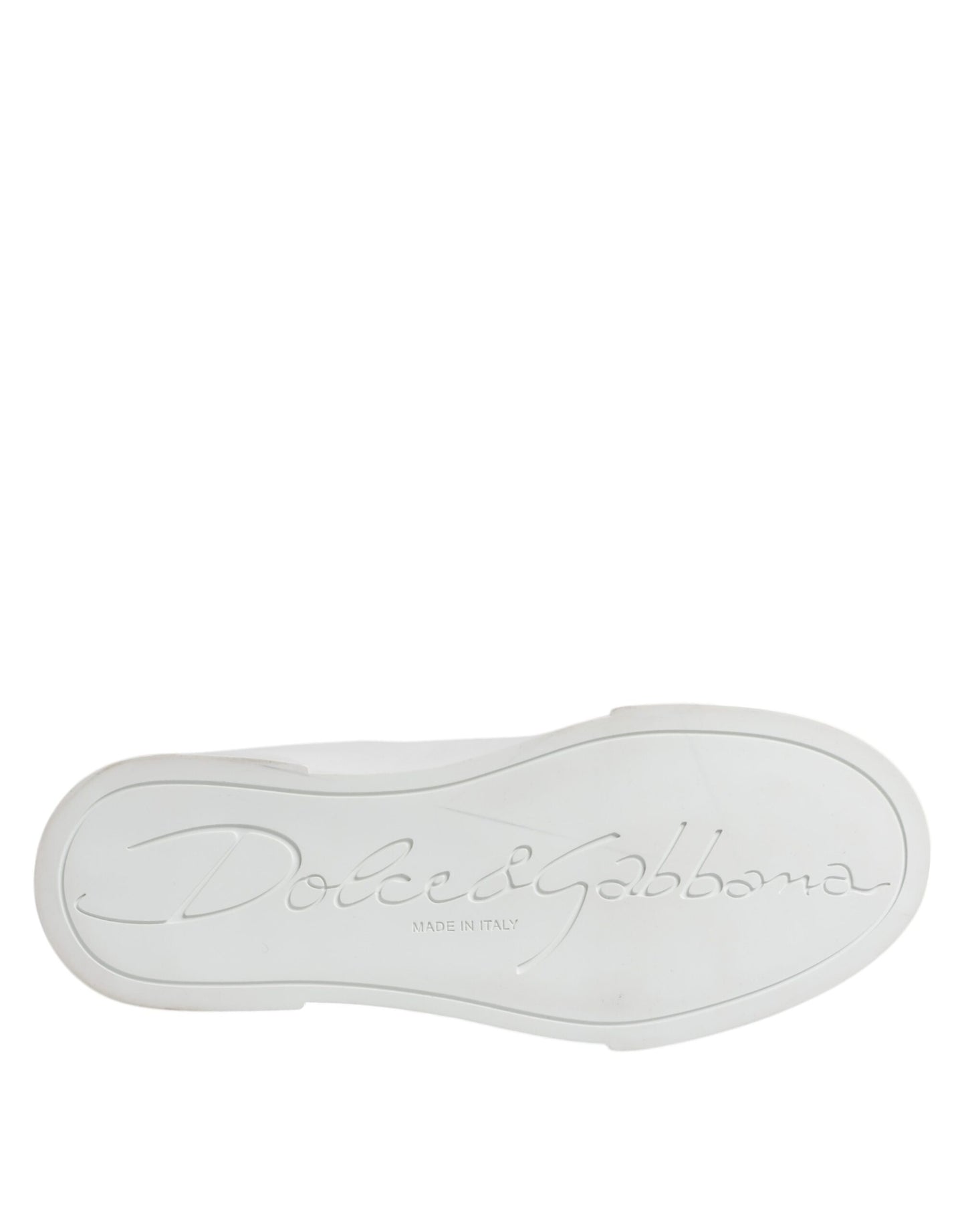 Dolce & Gabbana Scarpe da ginnastica basse classiche in pelle bianca