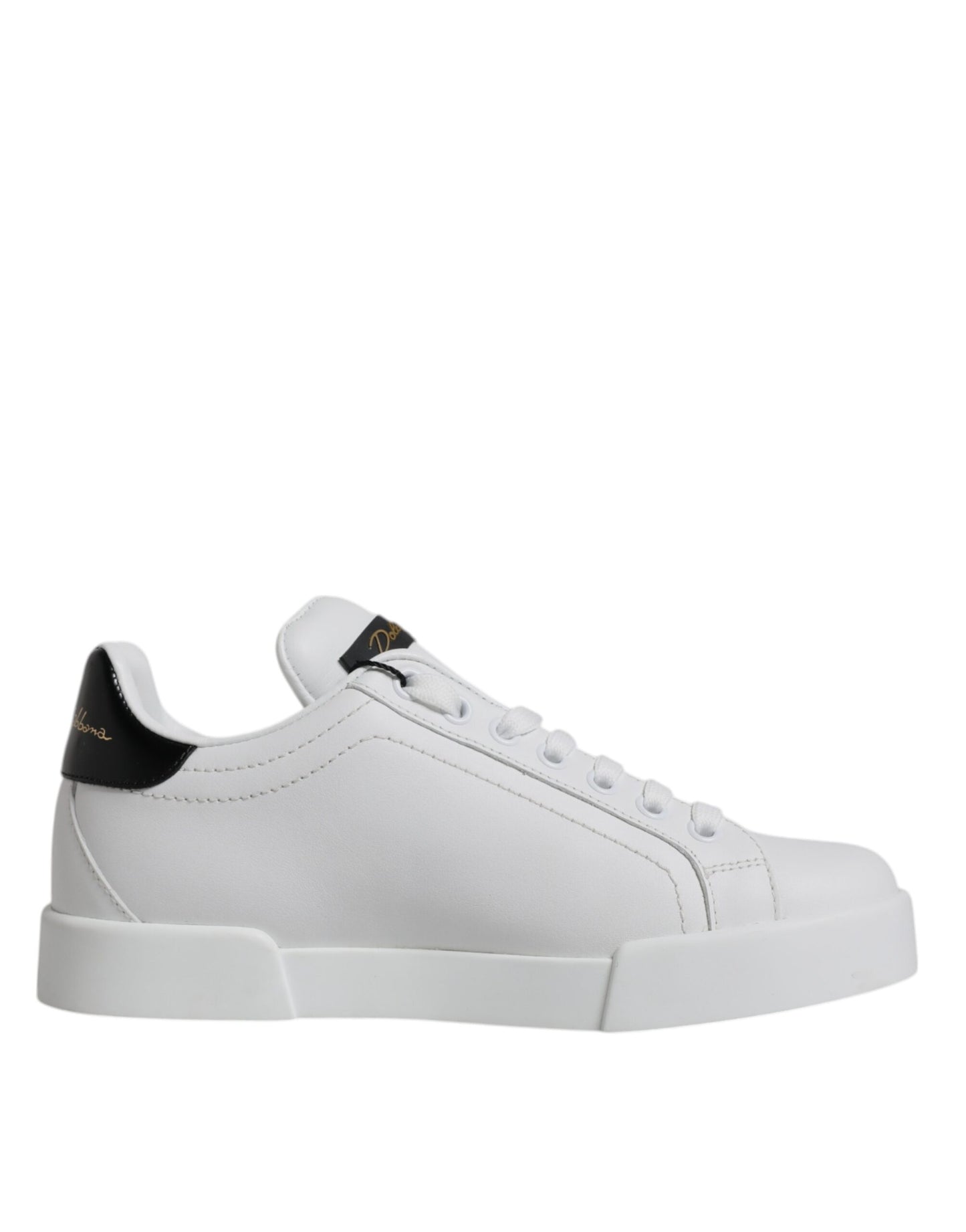 Dolce & Gabbana Scarpe da ginnastica basse classiche in pelle bianca