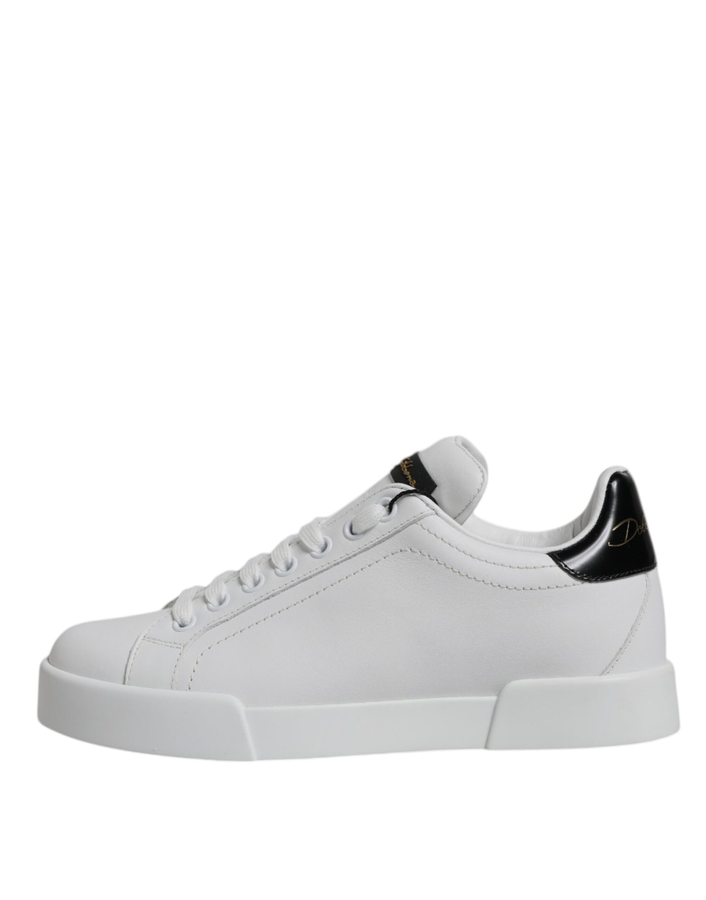 Dolce & Gabbana Scarpe da ginnastica basse classiche in pelle bianca