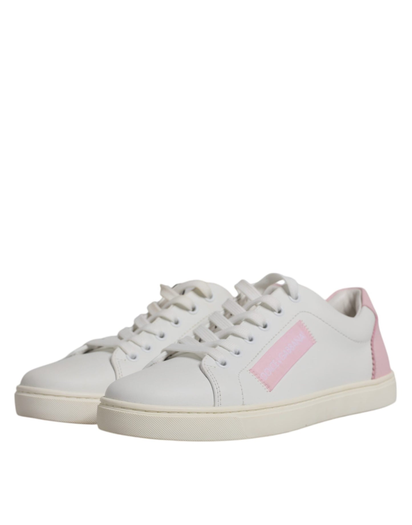 Dolce & Gabbana Scarpe da ginnastica classiche in pelle di vitello bianche
