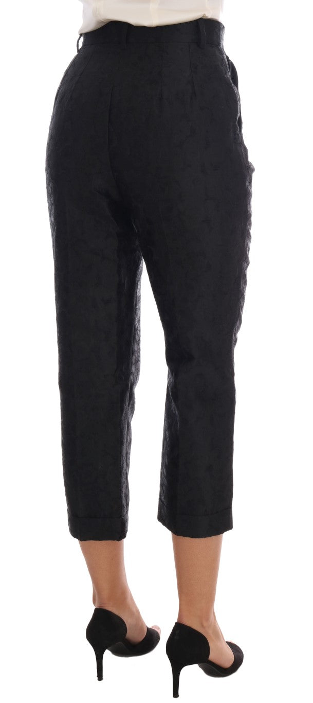 Dolce & Gabbana Pantaloni eleganti Capri a vita alta