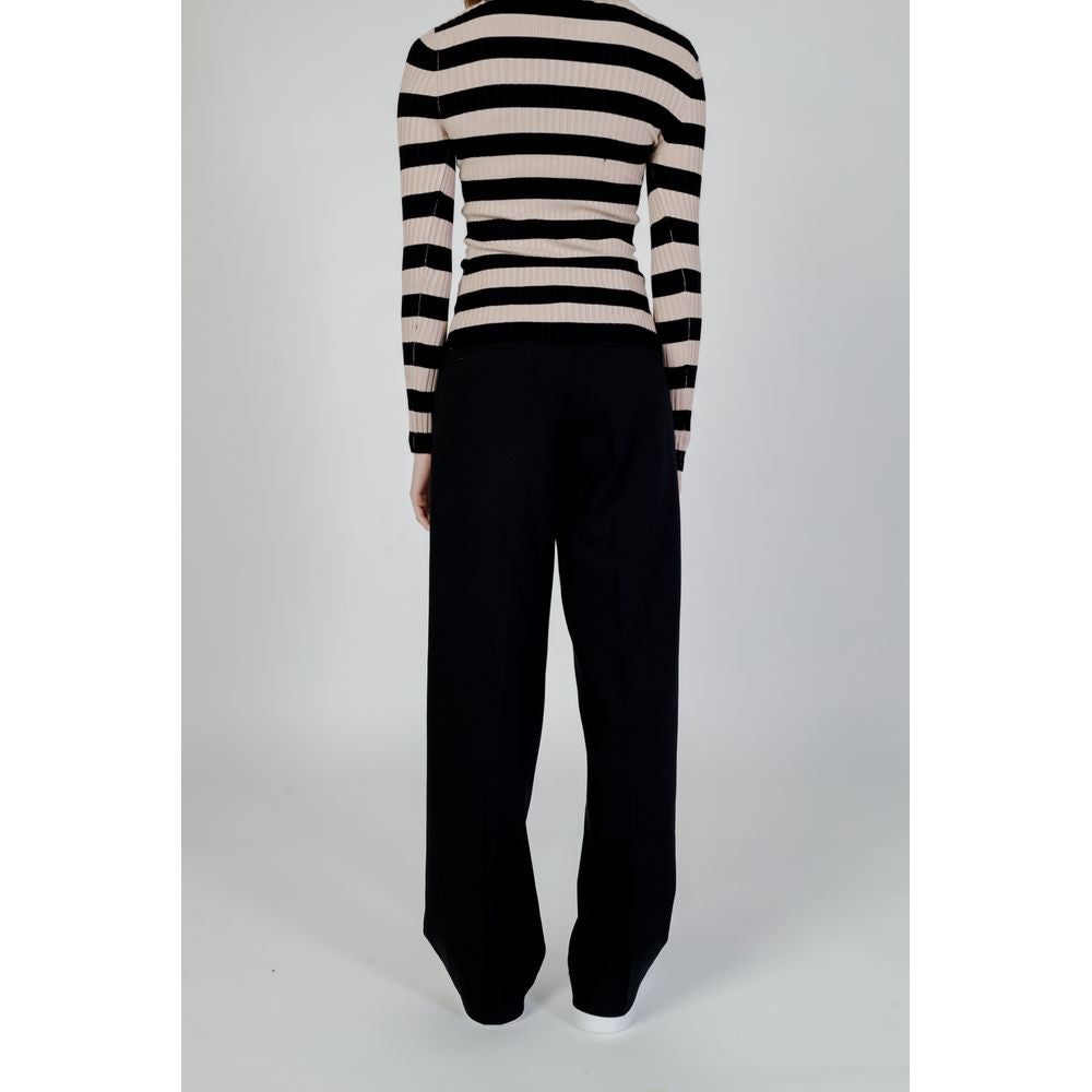 Jeans e pantaloni in viscosa nera Street One